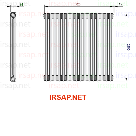 Радиатор IRSAP Tesi 22500/16 T23 CL 01